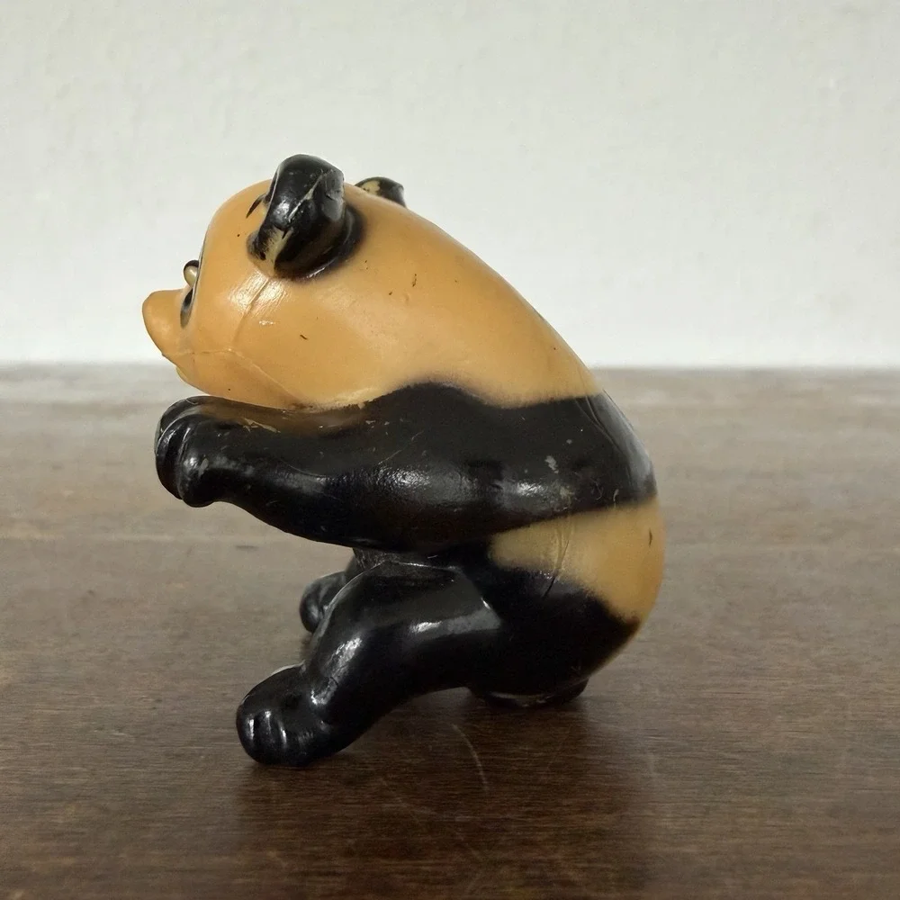 Vintage‎ WILTON Figure Cake Topper Hong Kong HARD PLASTIC Panda 1970s